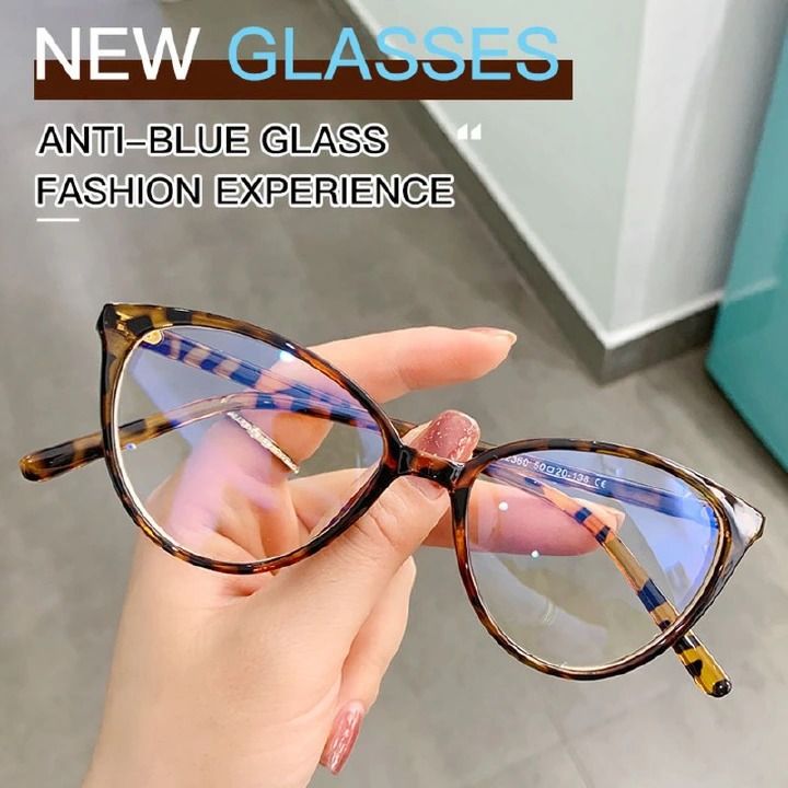 Computer Glasses Frame Women Men Anti Blue Light Round Eyewear Blocking Glasses Optical Spectacle Reading Eyeglass Blue light blocking glasses -