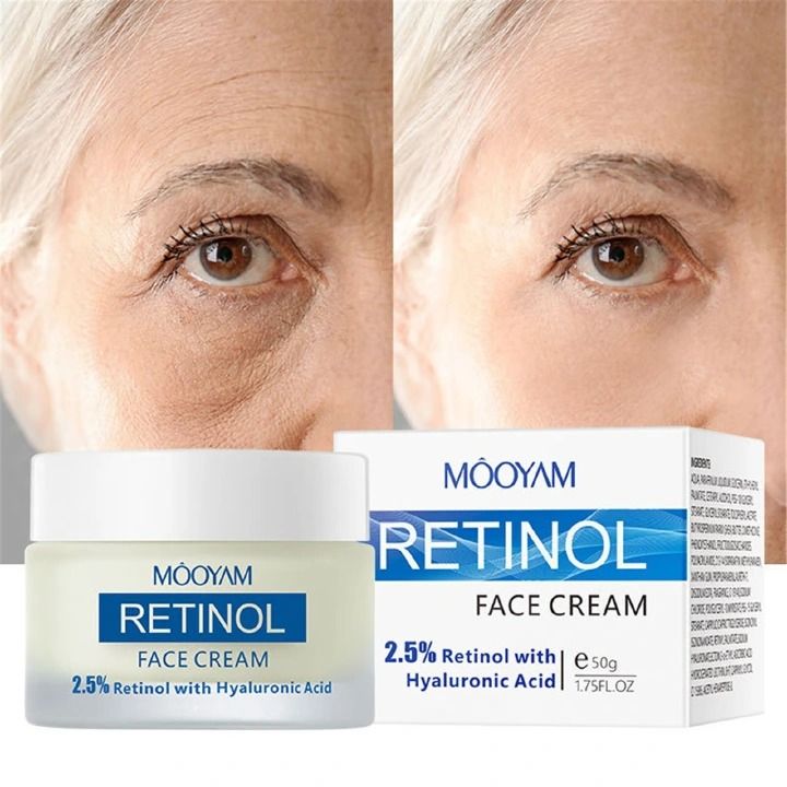 Anti-wrinkle Cream For Remove Wrinkles Firming Moisturizing Skin Retinol Face Cream Anti-aging Facial Treatment Moisturizing And Rejuvenating -MOOYAM