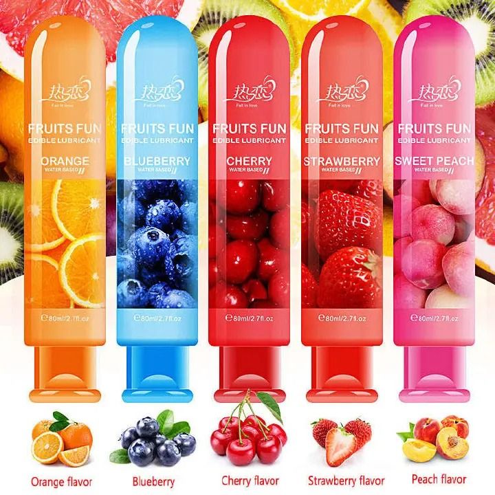 Lubricant For Sex Water-Soluble Lube Women Vagina Lubricants Oil  Erotic Fruity Oral Sex lubricant Sex warm Anal private lubricant Adult sex Sexy Toys Orgasm Gel Adult - Fruits Fun -