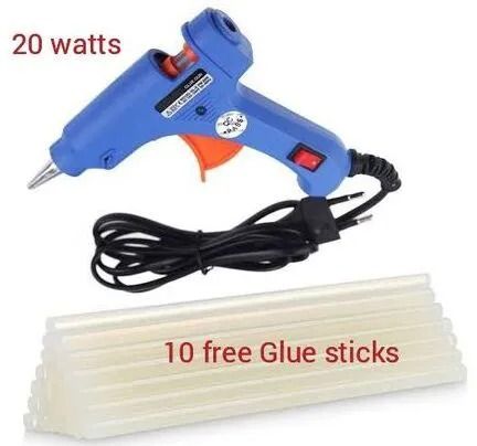 Hot Melt Glue Gun with Switch +10 FREE sticks 7mm Glue Stick Mini Indusrial Adhesive Hot Gun Electric Heat Temperature Gun Repair Tool -