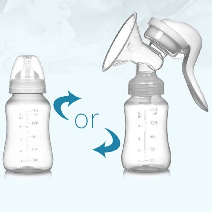 Breast Pump Manual Postpartum Breast Pump Painless and High Suction Milking Machine for Pregnant and Postpartum Women Portable-