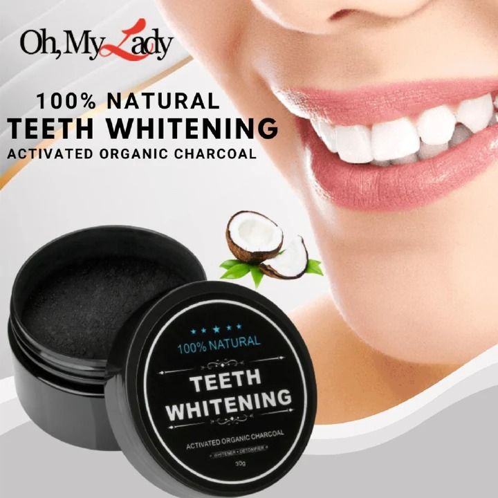 1PC Activated Carbon Charcoal Teeth Whitening Organic Natural Bamboo Charcoal Toothpaste Powder Wash Your Teeth Whitener-