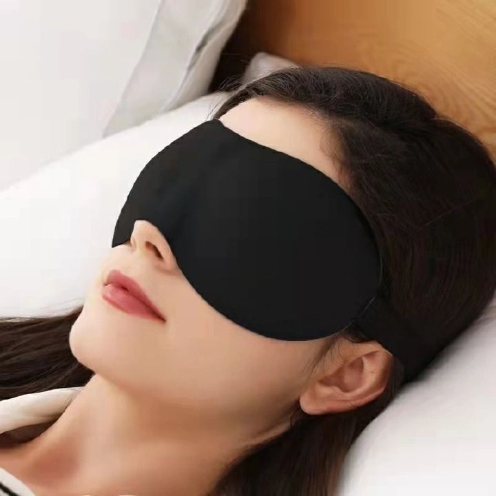 3D Sleep Mask 100% Light Blocking Eye Mask Ultra-Soft Skin-Friendly Material Breathable Eye Cover For Rest Travel Yoga -