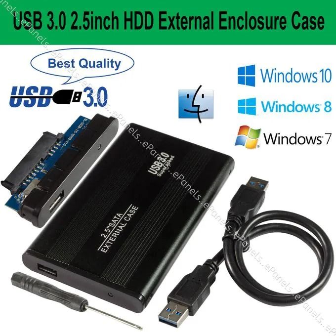 Hard Drive Case 2.5 inch USB3.0  External hd case enclosure usb to sata hard drive box for hdd 2 5 ssd notebook adapter hdd case -