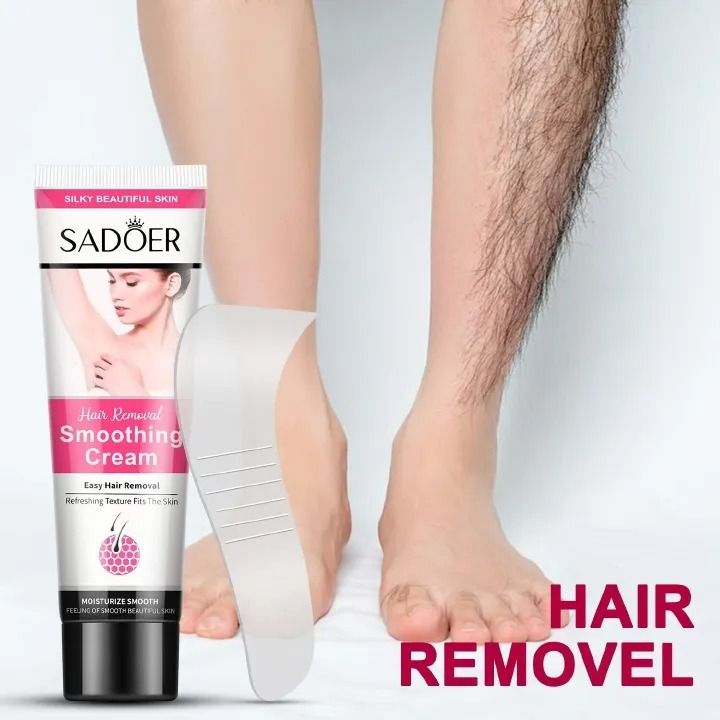 Hair removal  Cream lotion 50g Hair Remover Cream Painless Removes Hairs Underarms,Legs  Effective hair removal Women Men Whole Body Depilatory Cream - SADOER -
