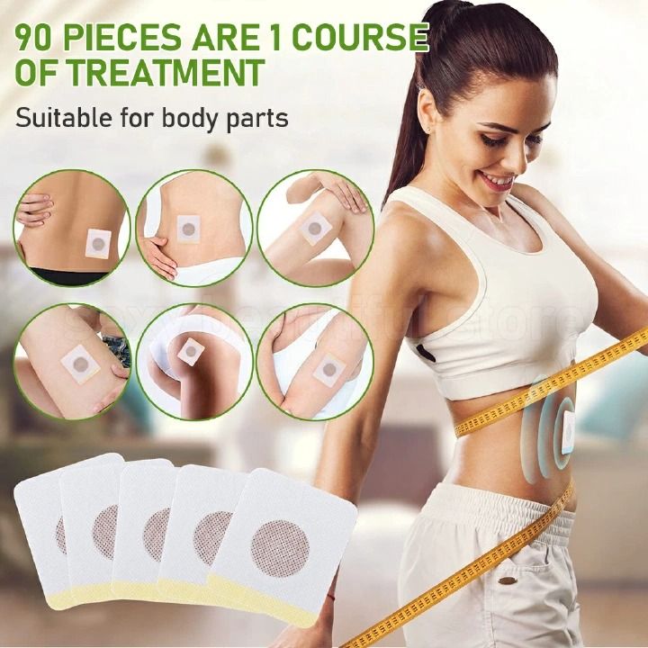 30pc/Box Weight Loss Slim Patch Navel Sticker Slimming Product Fat Burning Weight Belly Waist Plaster Slimming Patch Belly Slimming Patch Fast Burning Fat Lose Weight Detox Abdominal Navel Sticker -