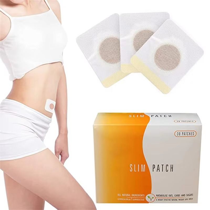30pc/Box Weight Loss Slim Patch Navel Sticker Slimming Product Fat Burning Weight Belly Waist Plaster Slimming Patch Belly Slimming Patch Fast Burning Fat Lose Weight Detox Abdominal Navel Sticker -