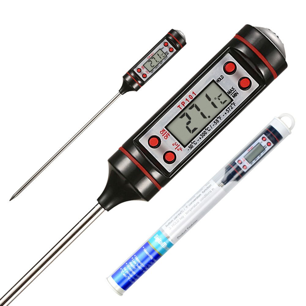 Digital Thermometer Cooking Baking Meat  Food Kitchen BBQ Probe Water Milk Oil Liquid Oven Digital Temperaure Sensor Meter Thermocouple -
