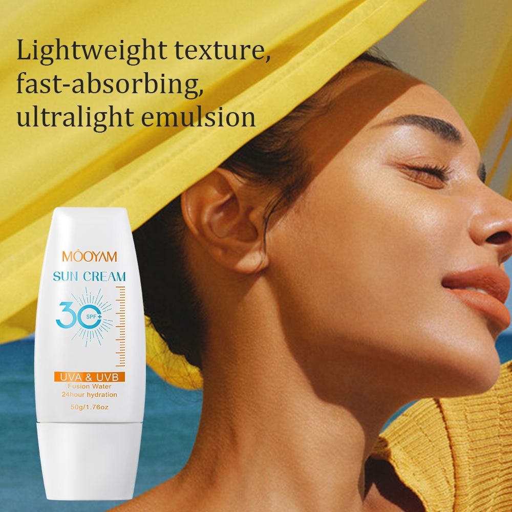 New Sunscreen Facial Body Sunscreen Cream Whitening Sun Lotion 50g Sunblock Skin Protective Cream Anti-Aging Oil-control Moisturizing SPF 30 - MOOYAM -