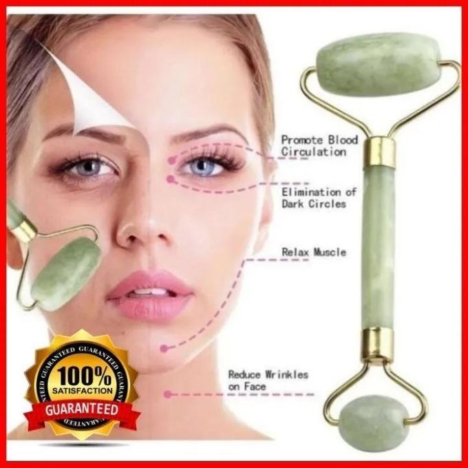 New Jade Roller Face And Neck Massager Anti-age Roller Beauty  Double-ended Massage Stick Face Body Back Foot Massage Roller Facial Liftting Anti-wrinkle Double-end -