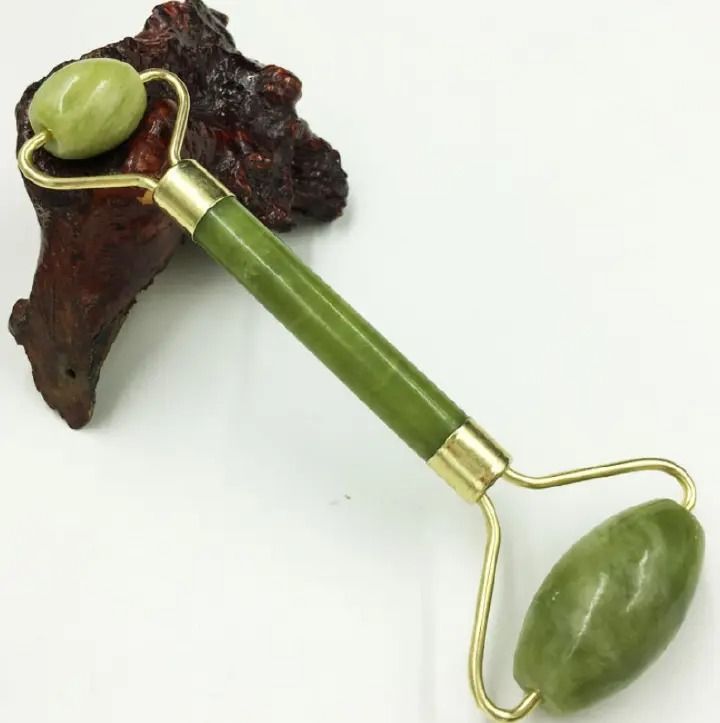 New Jade Roller Face And Neck Massager Anti-age Roller Beauty  Double-ended Massage Stick Face Body Back Foot Massage Roller Facial Liftting Anti-wrinkle Double-end -