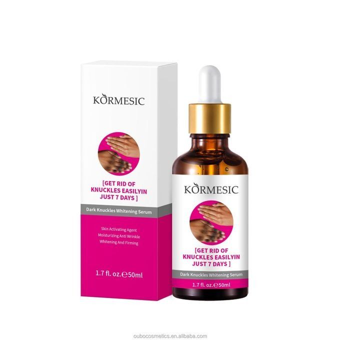 Authentic Strong Whitening Serum for Dark Skin Lightening Lotion for Dark Knuckles, Elbows, Fingers and Inner Thighs - KORMESIC -