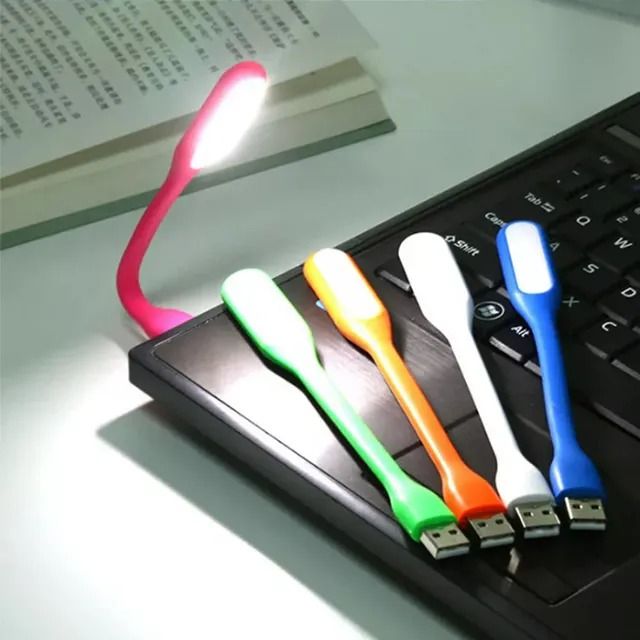 USB Lamp Night Light Mini LED Portable Energy-saving Desk Lamp Computer USB Interface Mini Light Foldable Light Lamp Portable For Reading Book Work Light Eye Protection -1 Pc -
