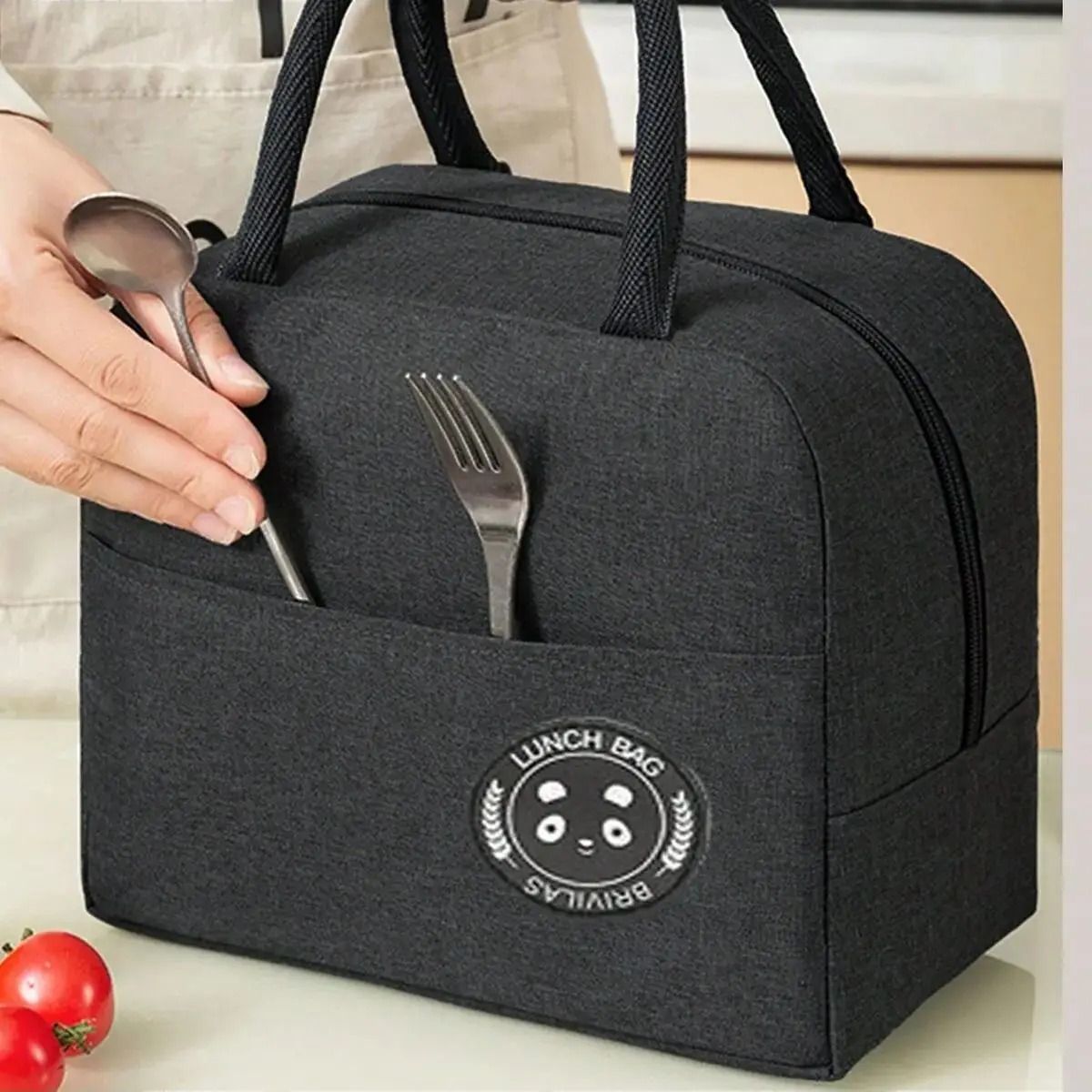 Portable Lunch Bags Food Storage Bag New Style Large-capacity Fresh Cooler Pouch For Office Students Convenient Lunch Box Food Container Bag Thermal Lunch Bags Insulated Freezer Bag Camping Picnic Bag