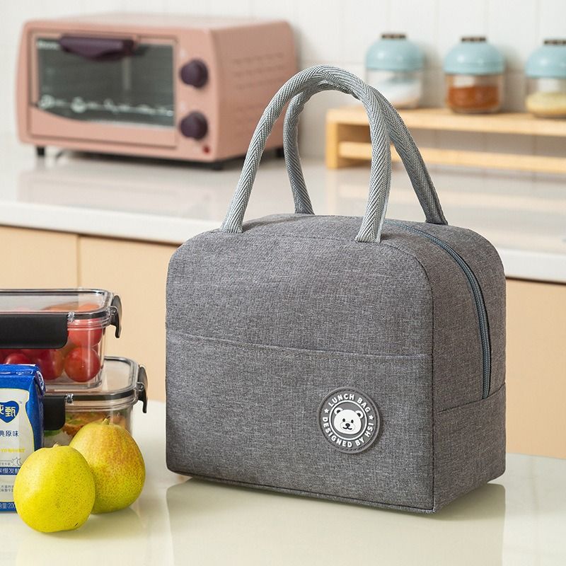 Portable Lunch Bags Food Storage Bag New Style Large-capacity Fresh Cooler Pouch For Office Students Convenient Lunch Box Food Container Bag Thermal Lunch Bags Insulated Freezer Bag Camping Picnic Bag