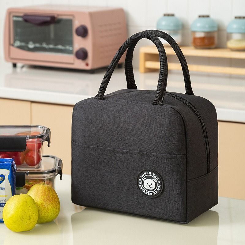 Portable Lunch Bags Food Storage Bag New Style Large-capacity Fresh Cooler Pouch For Office Students Convenient Lunch Box Food Container Bag Thermal Lunch Bags Insulated Freezer Bag Camping Picnic Bag