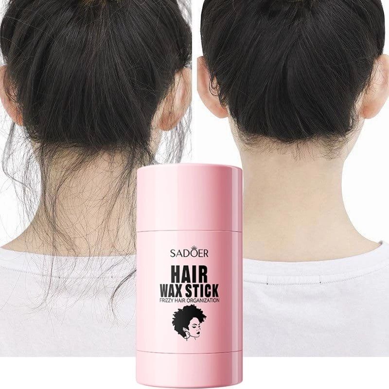 Edge Control Hair Wax Stick For Wigs & Natural Hair Professional Hair Wax Stick Gel Cream Non-Greasy Style Hair Wax Stick For Men Women Broken Hair Artifact-SADOER-