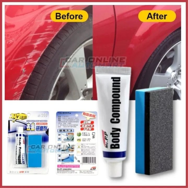 Car Scratch Remover Body Compound Scratch Repair Kit Scratch Removal Auto Care Remove Scratches from cars and motorcycles Car Paint Scratch Repair, Polishing ＆ Rubbing Compound Paint Restorer-