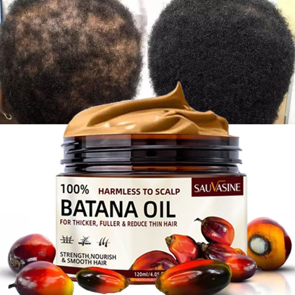 Organic Batana Oil for hair growth 100% Pure And Natural Batana Oil For Treating Hair Loss Anti-Breakage Hair Fast Hair Growth 100% Pure And Natural Batana Oil - SAUVASINE -
