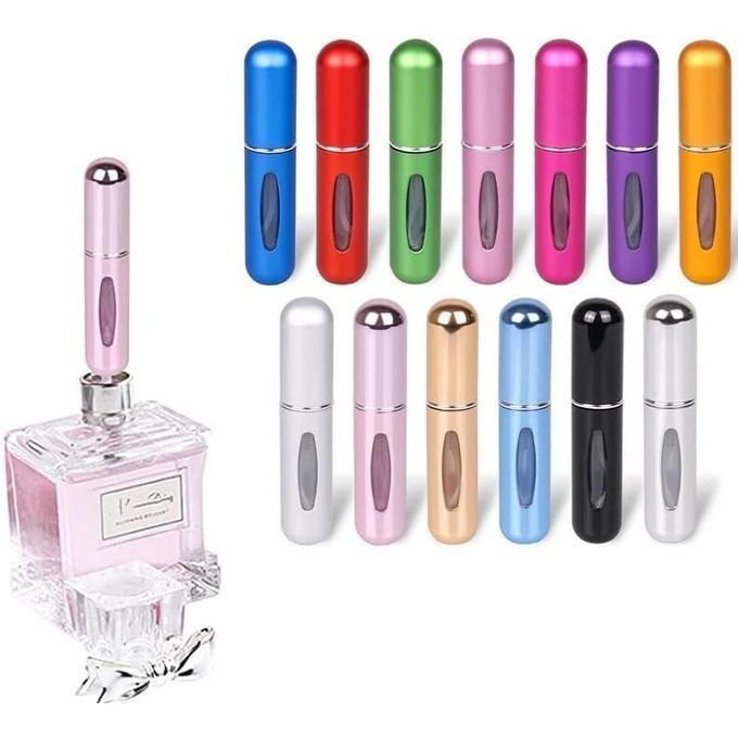 Perfume Refill Bottle - Durable Leak-Proof Perfume Dispenser, Easy to Use and Refill, Stylish and Travel Friendly Spray Bottle- 5ml Mini Travel Perfume Spray Bottle Bottom-Filling Pump Portable -
