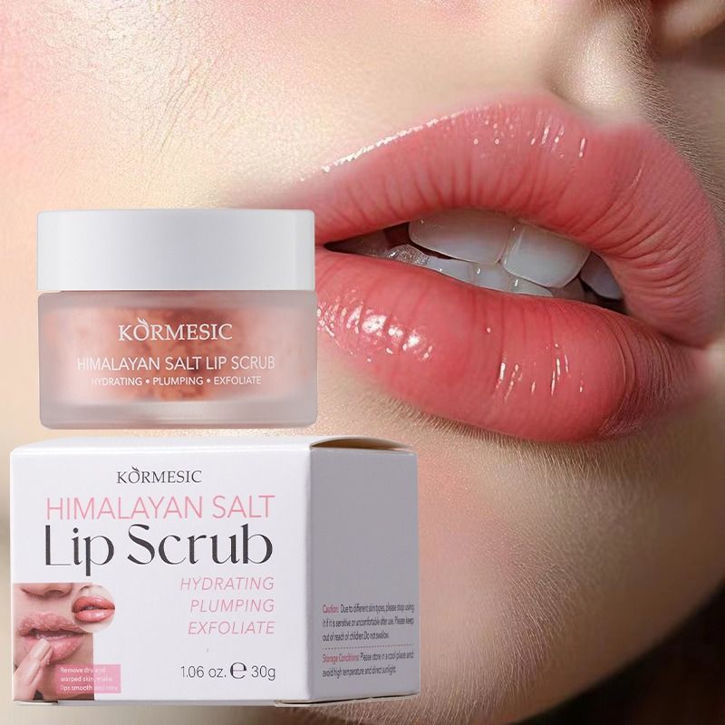 Lip Scrub for Dark Lips Moisturizer Pink Lips Balm Exfoliate Moisturizing Reduce Pigmentation Anti-Cracking Scrub Lighten Black Lip Hydrating Fruit Flavor Lip Scrub Reduce Lips Fine Line -KORMESIC -