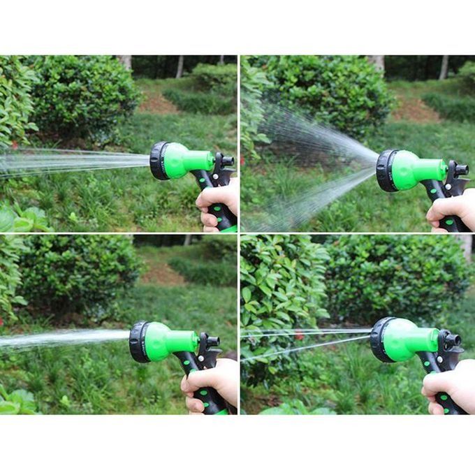 High Pressure Water Gun Car Wash Gardening Multipurpose 7-Way Jet Sprayer Adjustable Nozzle Hose Watering Gun Lawn Hose Irrigation High Pressure Water Gun for Garden Plant Flower Lawn Vegetable-