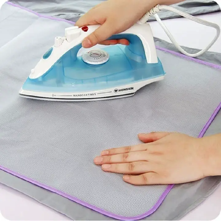 1pc Protective Insulation Ironing Board Cover Random Colors Against Pressing Pad Ironing Cloth Guard Protective Press Mesh Clothes Ironing Protection Pad Random Colors Ironing Board Cover -