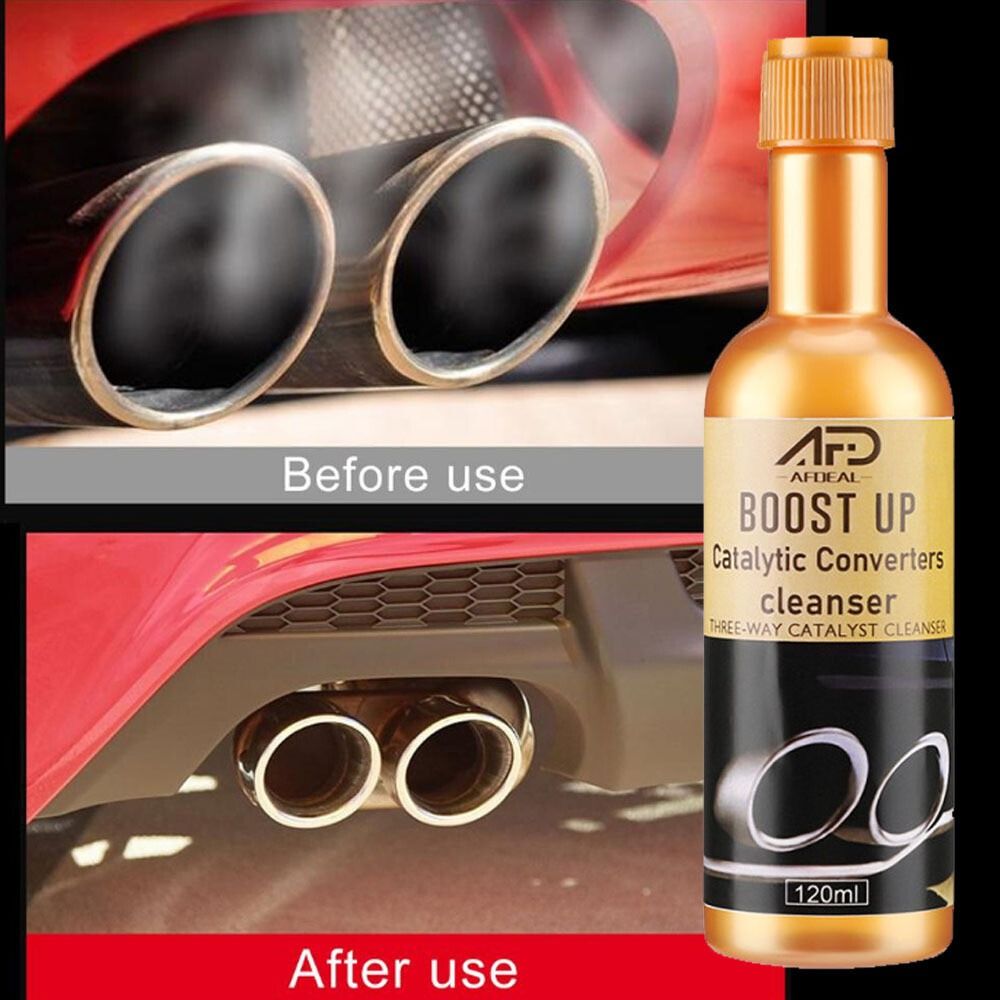 Boost Up Catalytic Converter Cleaner Three-way Catalyst Cleaner Fuel Oil Tank Sludge Treatment Multipurpose Engine Fuel Exhaust System Deep Cleaner Removal Carbon Deposit -