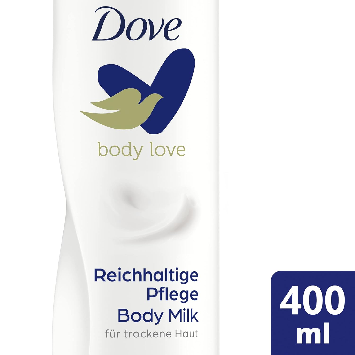 Dove Body Love Rich Body Milk for Dry Skin with Ceramide Boosting Serum, 400 ml.
