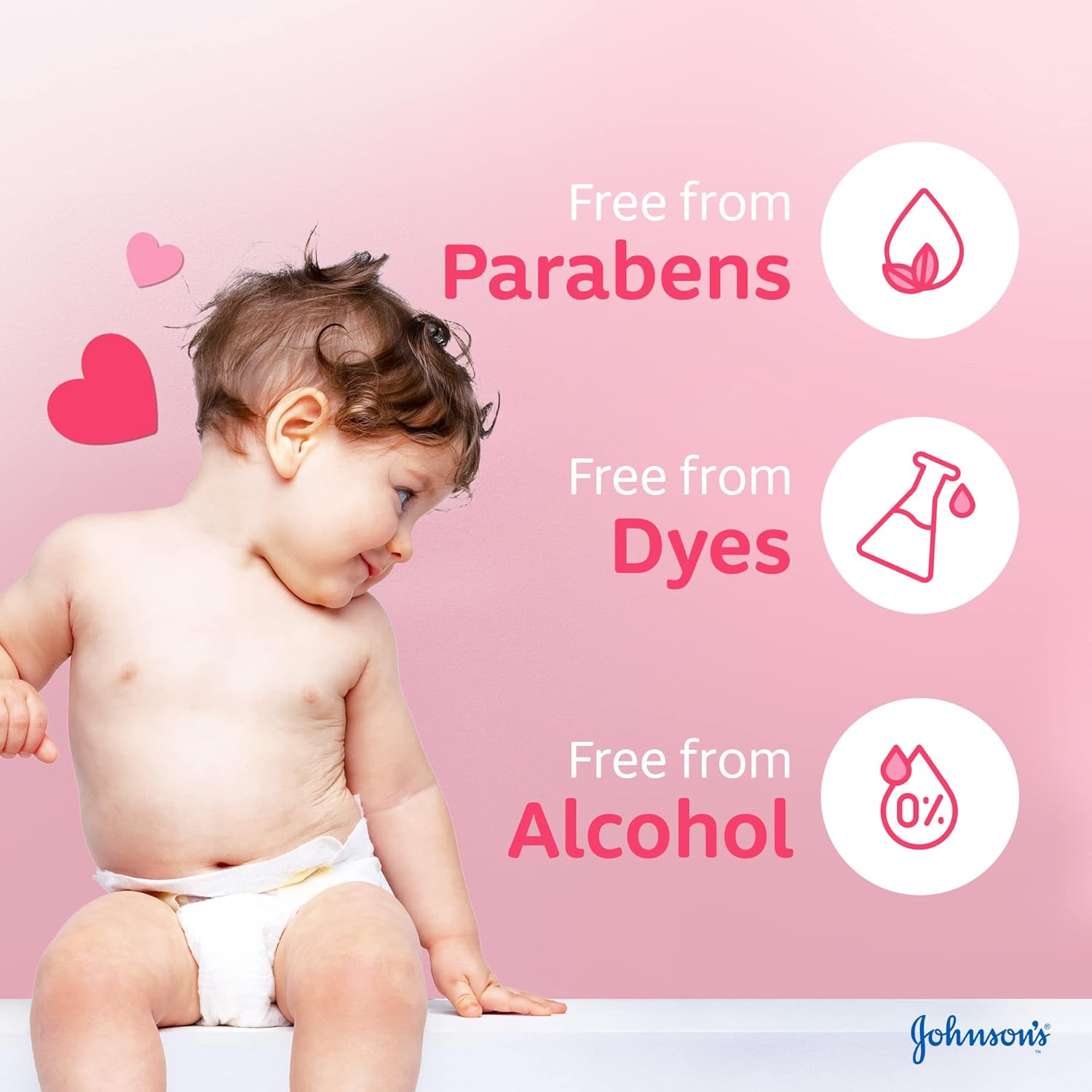 Johnson’s Baby Clinically Proven Mildness Baby Oil 300ml, Gentle Nourishing and Moisturizing Baby Oil, Hypoallergenic.