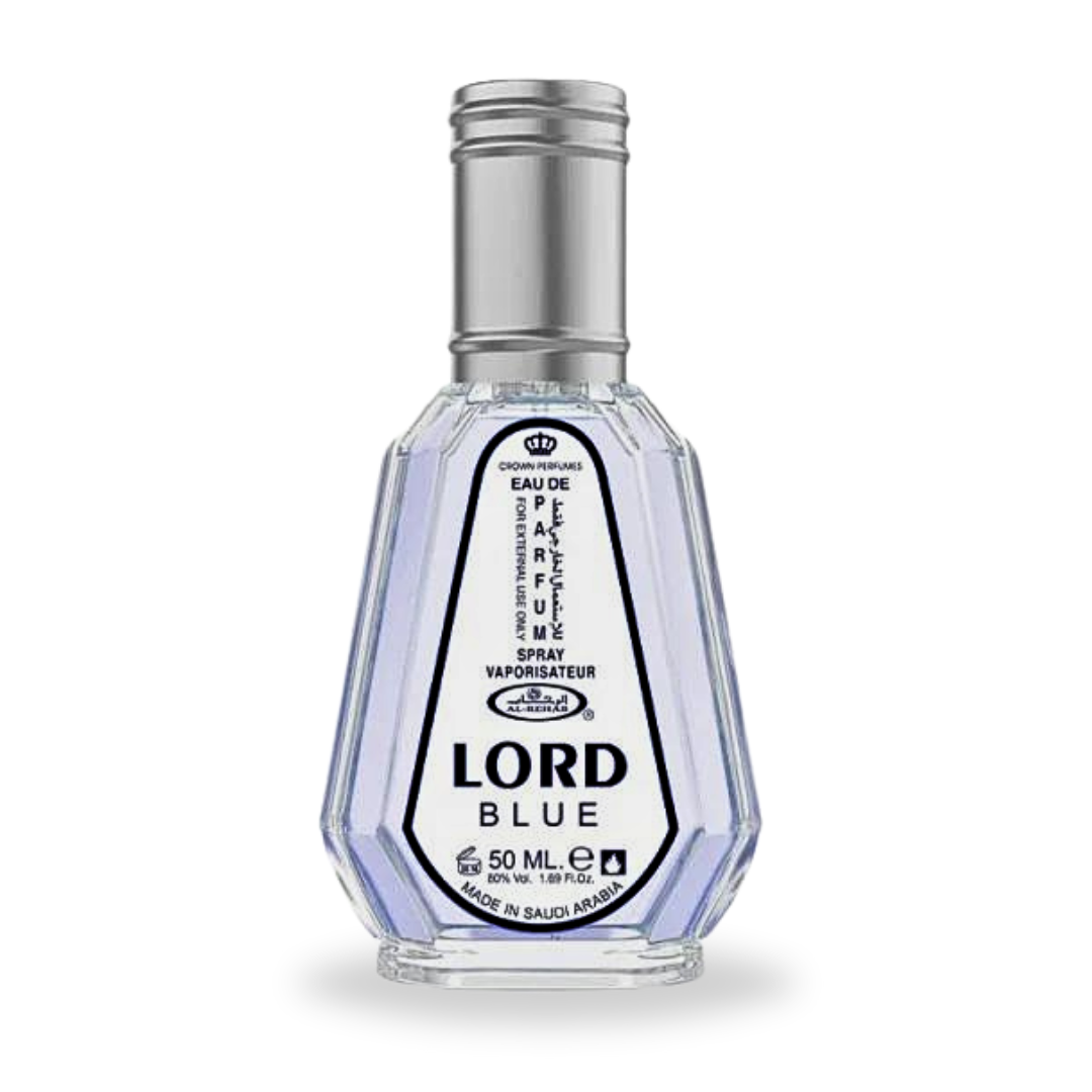 LORD BLUE Long-Lasting and Luxurious Eau De Natural Perfume Spray for Men & Women-50ml.