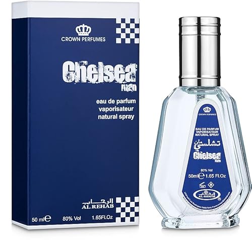 Chelsea Eau De Natural Perfume Spray with heart notes of Oudh and various Enchanting flower scents for Men and Women-50 ml (1.65 fl. oz.)