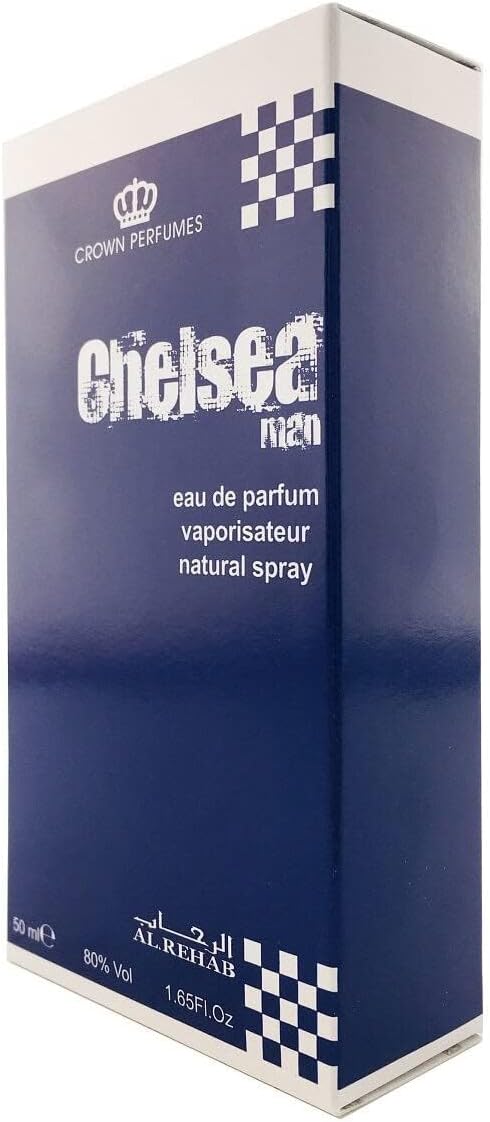 Chelsea Eau De Natural Perfume Spray with heart notes of Oudh and various Enchanting flower scents for Men and Women-50 ml (1.65 fl. oz.)