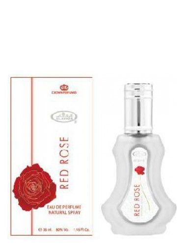 Al Rehab Red Rose, Long-Lasting, Exotic,100% Authentic-Eau de Parfum Spray for Women, Essence of red rose and Taif rose in the top notes- 1.2 Ounce / 35ml.