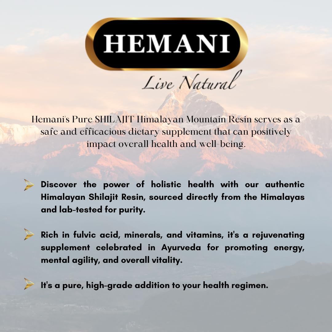 Original Himalayan Shilajit Resin  50g-Gold Grade 100% Pure & Natural Liquid Paste, Rich in Fulvic & Humic Acid, Trace Minerals For  Immune System, Stamina, Vigor & Vitality Booster, Vegan-1 PACK.