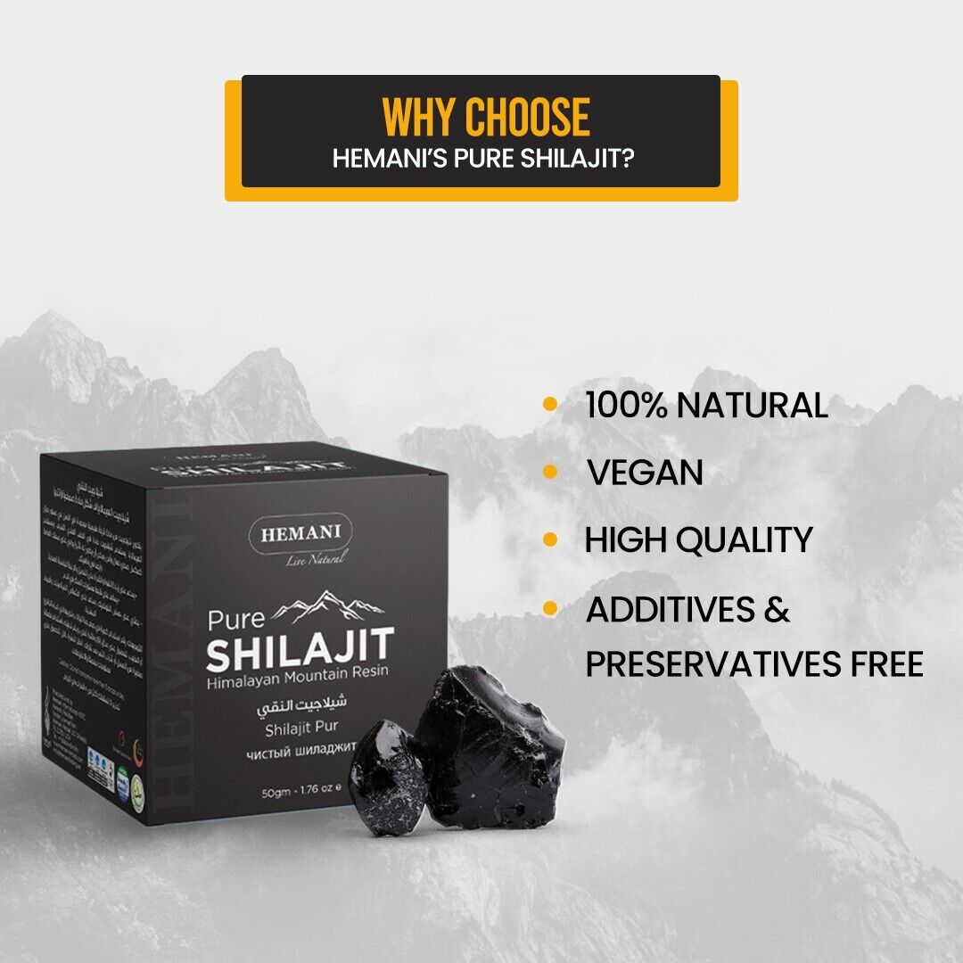Original Himalayan Shilajit Resin  50g-Gold Grade 100% Pure & Natural Liquid Paste, Rich in Fulvic & Humic Acid, Trace Minerals For  Immune System, Stamina, Vigor & Vitality Booster, Vegan-1 PACK.