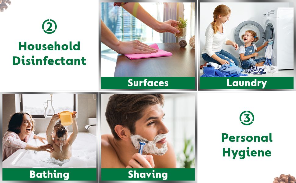 Dettol 3-in-1 Liquid Household, Multi-Purpose Disinfectant, Antiseptic and Antibacterial for First Aid, Surface Disinfection, and Personal Hygiene (Kills 99.9% of Bacteria and Viruses) - 4 Liters.