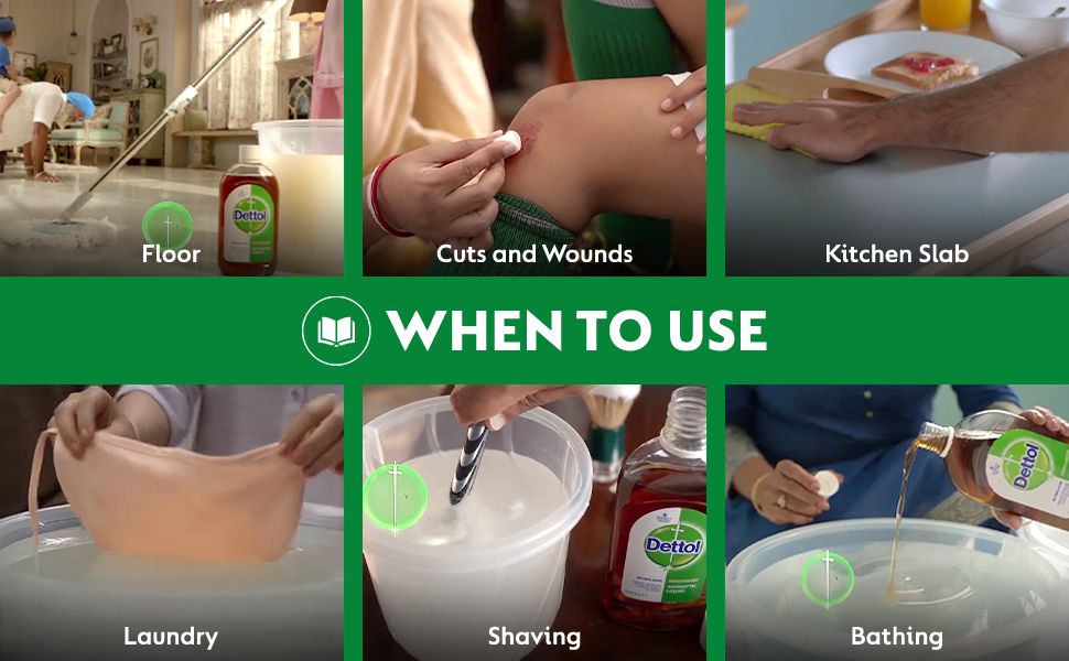 Dettol 3-in-1 Liquid Household, Multi-Purpose Disinfectant, Antiseptic and Antibacterial for First Aid, Surface Disinfection, and Personal Hygiene (Kills 99.9% of Bacteria and Viruses) - 4 Liters.