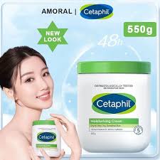 Cetaphil Moisturizing Face & Body Cream for All Skin Types Dry,Sensitive, and Damaged Skin, Moisturizes Up to 48 Hours-Fragrance Free Leaving skin feeling softened, smoothed, and comfortable-550G.