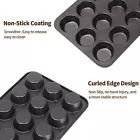 Non-stick Bakeware 16-Cup Muffin Tin / Nonstick 16-Cup Cupcake Tin with FREE 100’S Food Grade Parchment Paper Muffin/Cupcake Liners For Safe and Healthy Baking Experience.