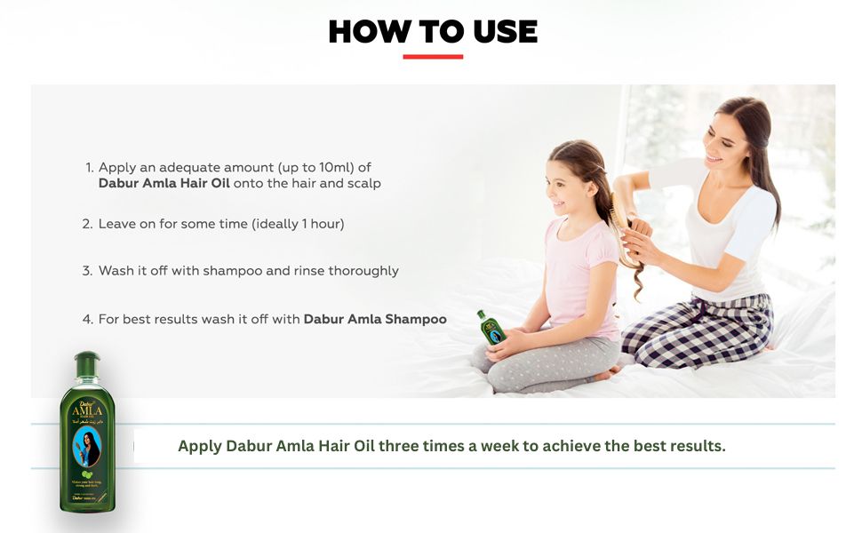 Dabur Amla Hair Oil - Nourishing Indian Oil for Men & Women, for Healthy Long, Strong & Dark Hair Moisturized Hair and Scalp PLUS A Free Wide-Toothed COMB.