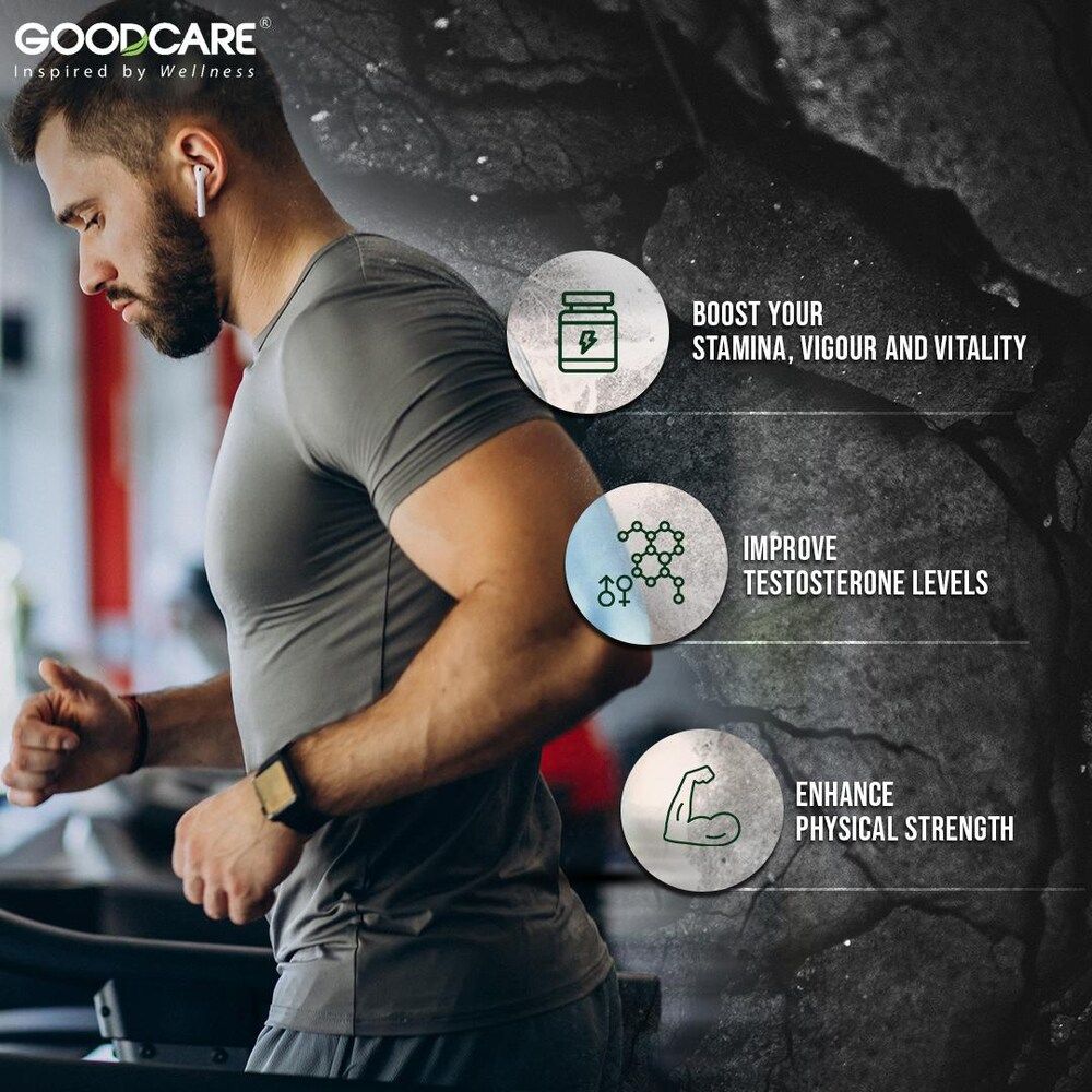 GOODCARE Pure Natural & Ayurvedic Himalayan Shilajit/Shilajeet  Performance Booster For Endurance and Boosts Strength and Stamina, energy & immunity, Improves Vigor and Vitality- 30 /15 DAYS Capsules
