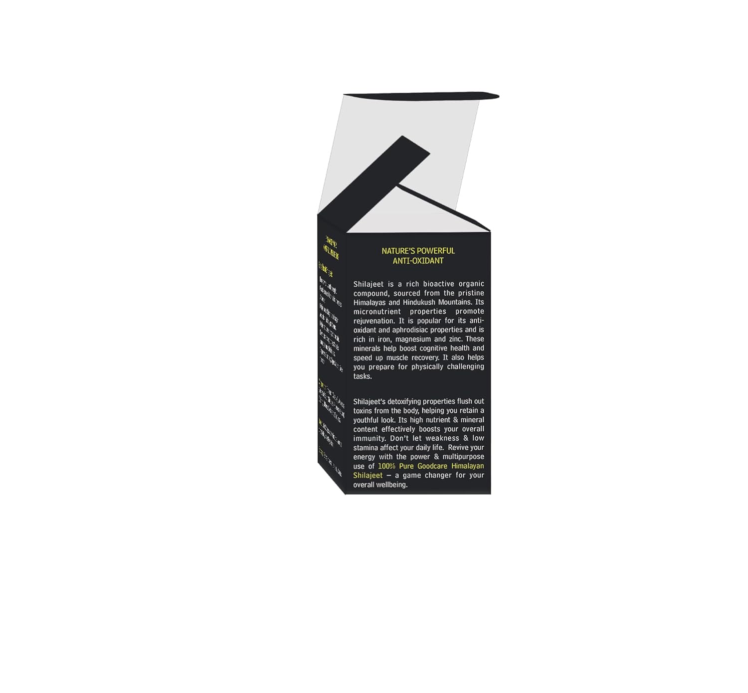 GOODCARE Pure Natural & Ayurvedic Himalayan Shilajit/Shilajeet  Performance Booster For Endurance and Boosts Strength and Stamina, energy & immunity, Improves Vigor and Vitality- 30 /15 DAYS Capsules