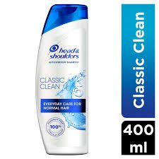 Head and Shoulders Classic Clean Daily-Use Anti-Dandruff Shampoo. The rich-lathering, gentle formula delivers proven nourishment and protection from flakes, itch, oil and dryness for all hair types.