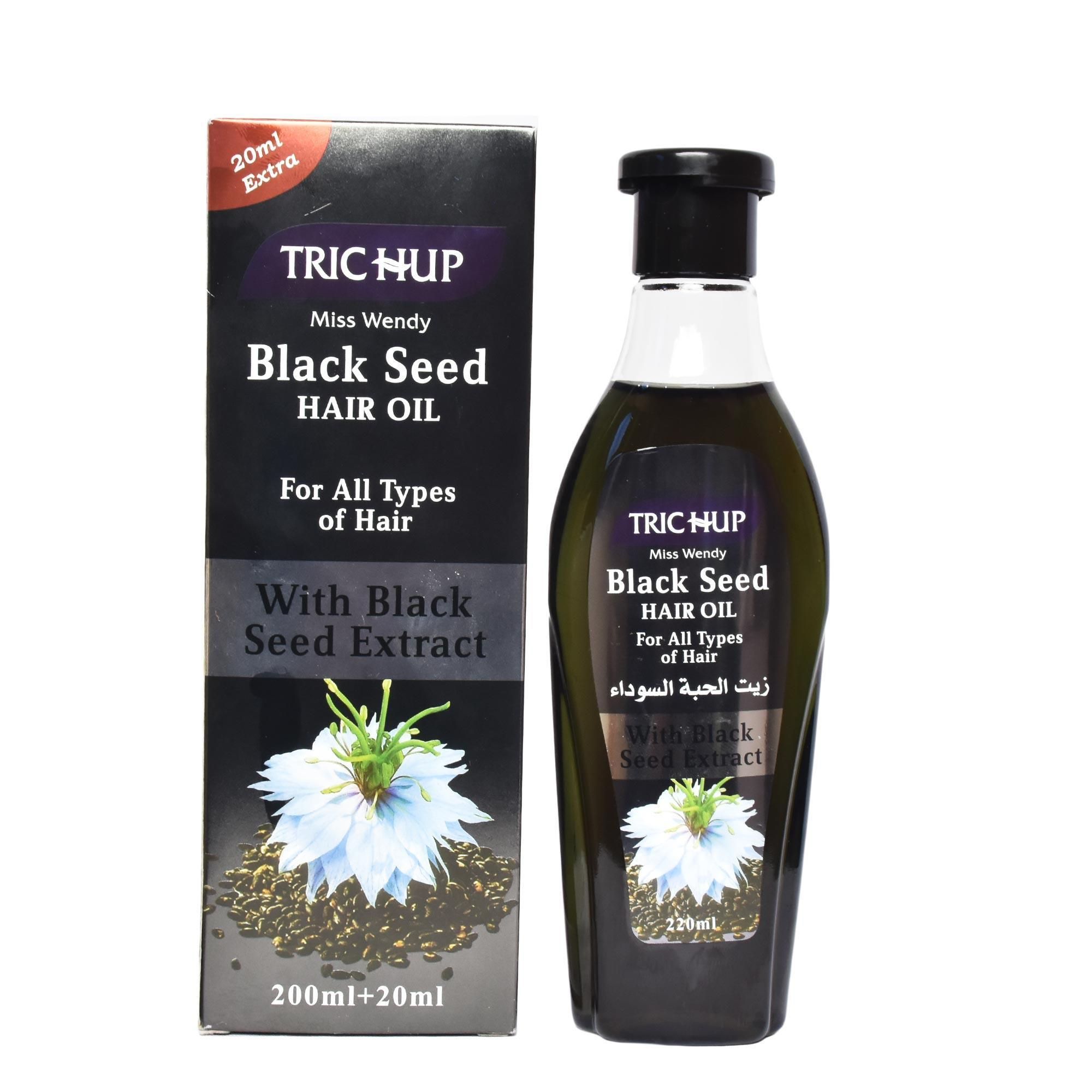 Trichup Black Seed Oil (200ml + Extra 20ml) & Bar Soap-100g,100% Natural, Halal & Eco-Friendly, Daily Skincare Essential for Healthy-Looking Skin,Gentle,Non-Irritating, Softens, Smoothes & Moisturizes
