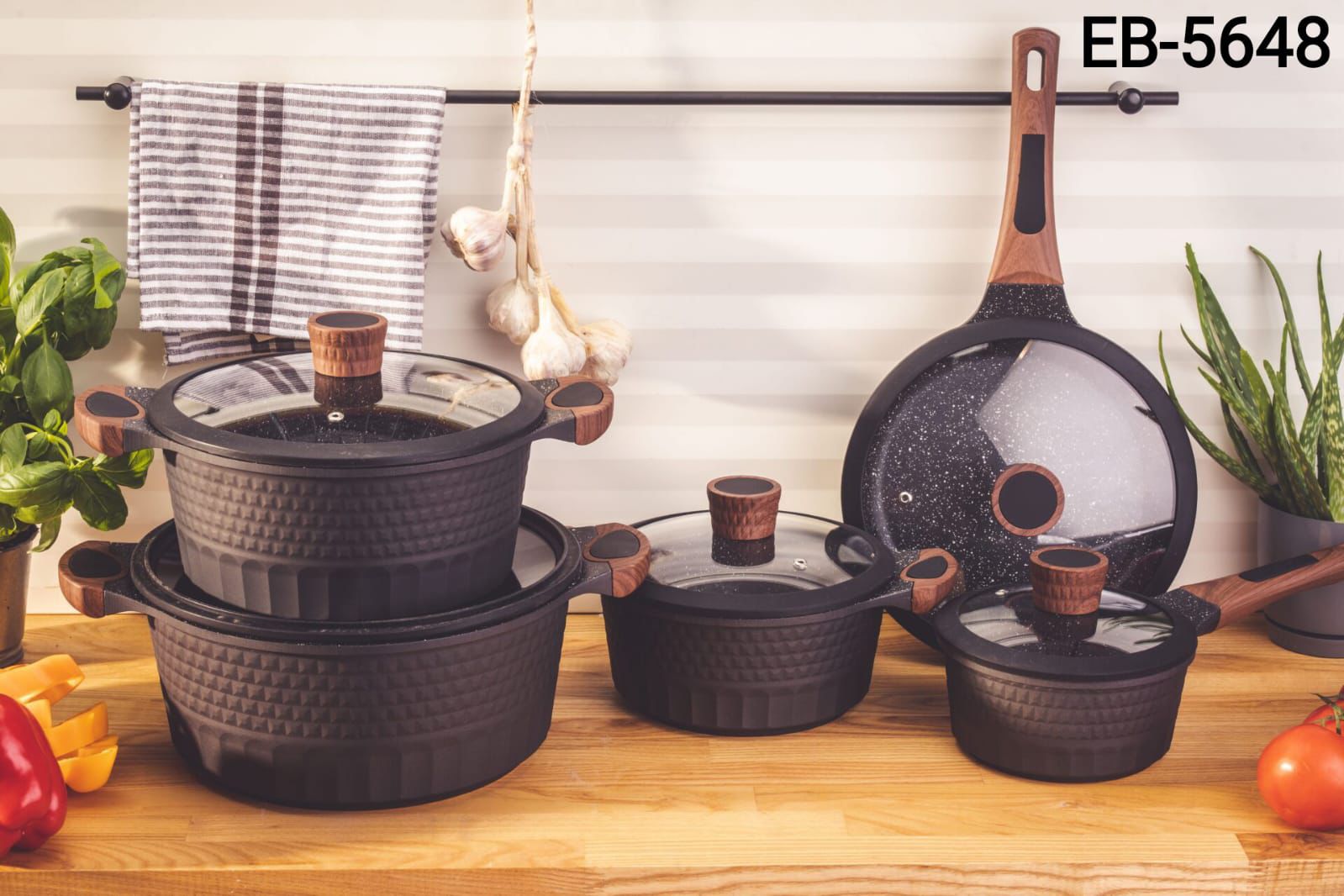 10Pcs Quality Kitchen Edenburg Cookwar