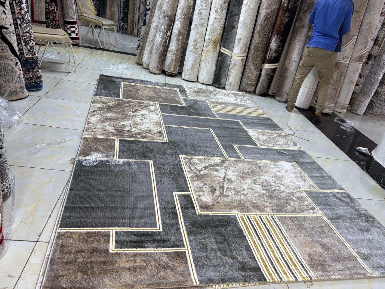 🔴 LAST CHANCE OFFER 🔴 - NEW ARRIVAL!!!  [ 5 X 8 ] 1Pc Classy High Quality Home Milach Carpet At Affordable price