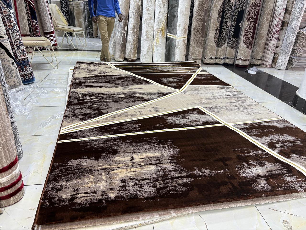 ⚡ FAST SELLING OFFER ⚡ - NEW ARRIVAL!!!  [ 6 X 9 ] 1Pc Classy High Quality Home Milach Carpet At Affordable price