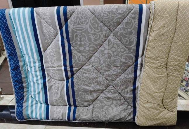 🔥 HOT SELL OFFER 🔥 [6 x 6] High-Quality Affordable Binded Duvet Set – 1 Duvet ✨1 Bedsheet ✨2 Pillow Cases | Soft Cotton, Classic, All-Season, Luxury Bedroom