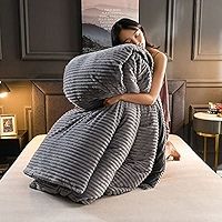 [ 6 X 6 ] 1Pc High Quality Comfortable Single velvet woolen duvet at Affordable Price